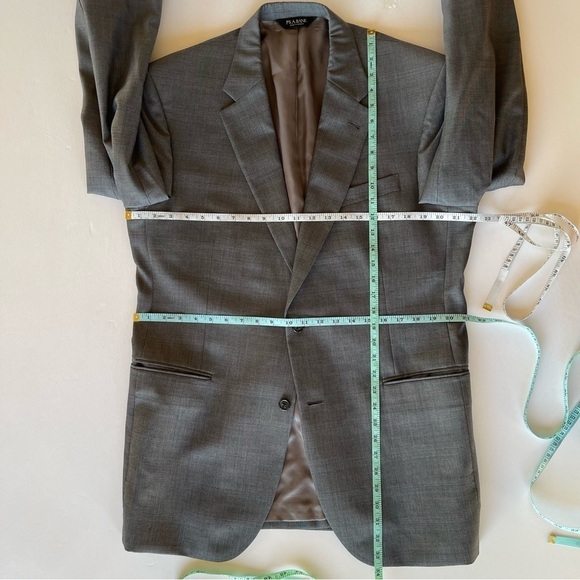 Jos A Bank Mens Sport Coat Blazer Sport Jacket Two Button Wool Silk Size 42 L - Picture 8 of 16